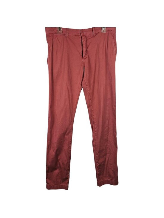 J.CREW Pants - J.Crew Stretch Women's 34 Chino Trouser Pants Dusty Red Slim Fit Business Casual